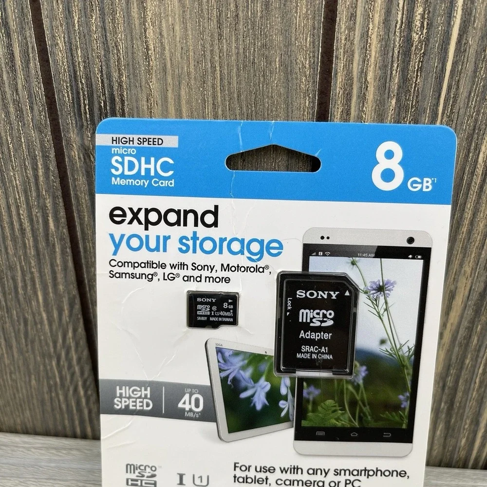 Sony 8GB MicroSDHC Memory Card - New